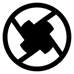 0x logo, monochrome icon version, on a transparent background