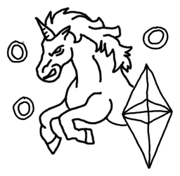 1inch logo, black icon version, on a transparent background