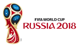 2018 World Cup logo, horizontal version, on a transparent background