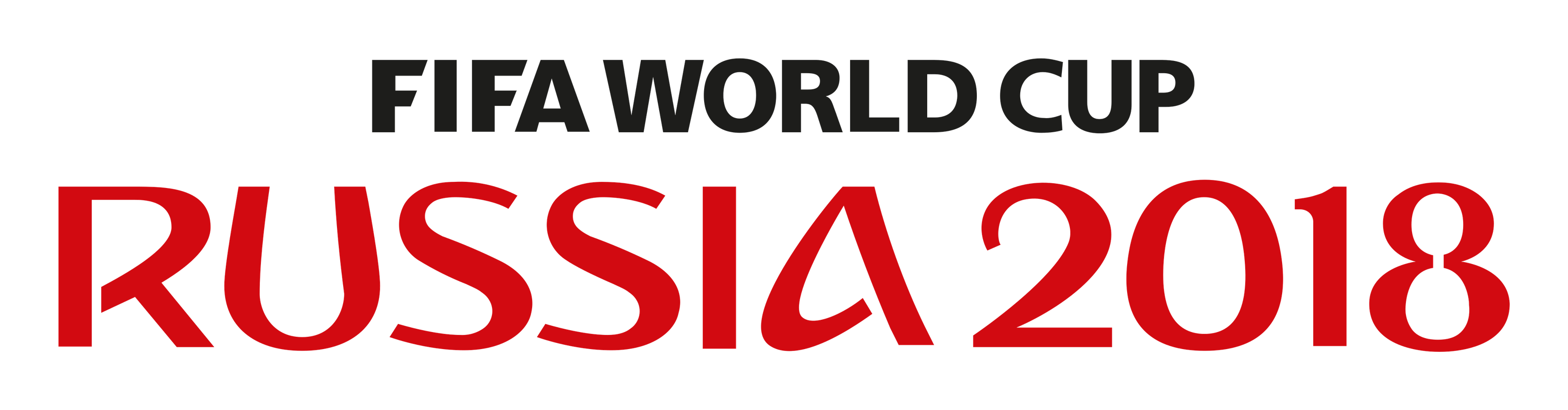 2018 World Cup logo on a transparent background