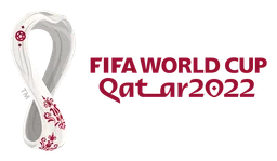 2022 World Cup logo, horizontal version, on a transparent background