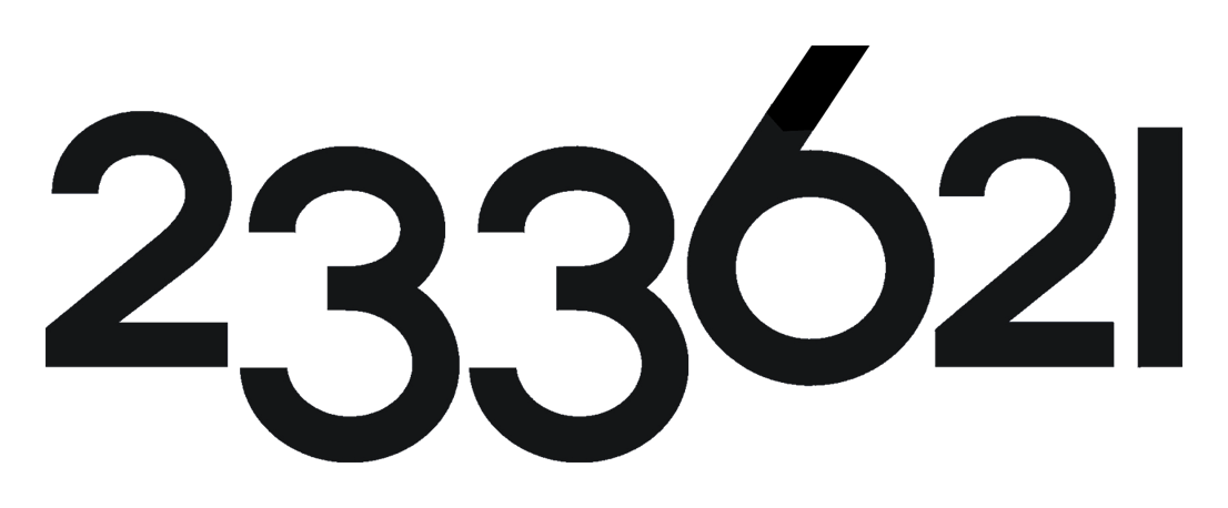 233621 logo on a transparent background