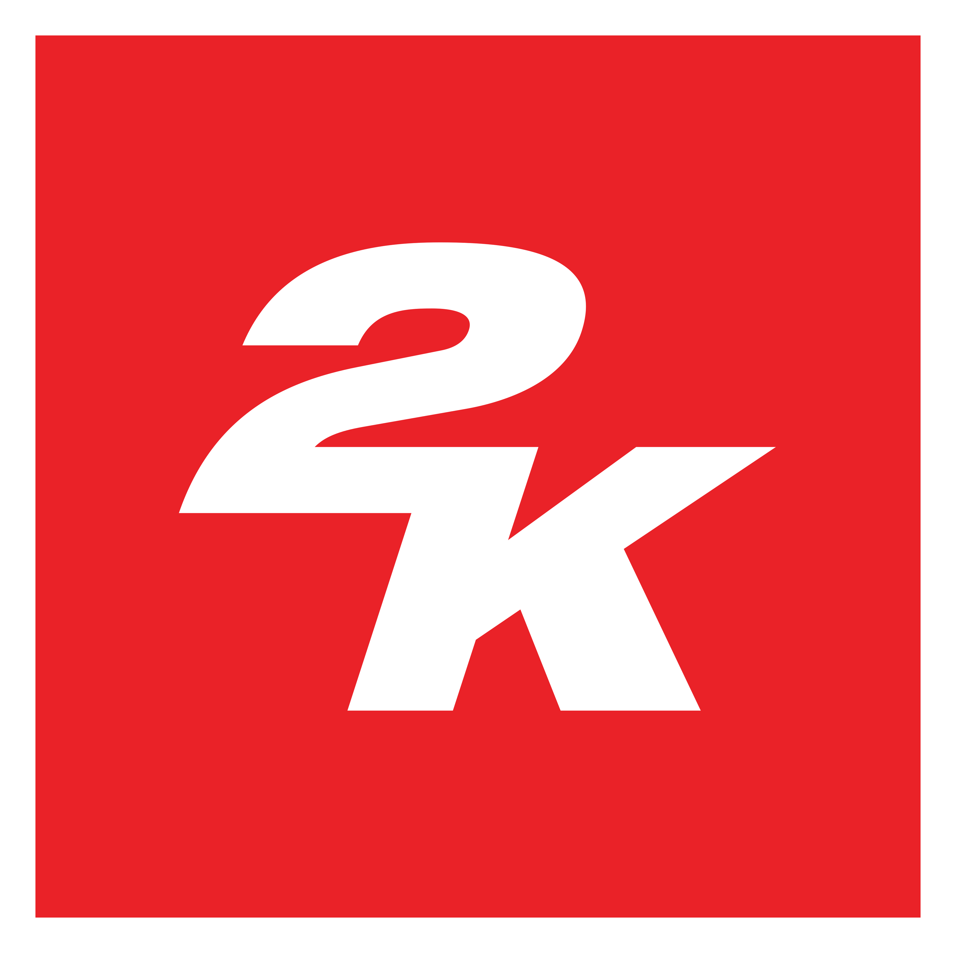2k Games logo on a transparent background