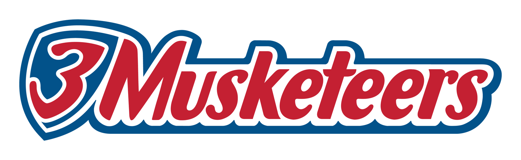 3 Musketeers logo on a transparent background