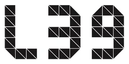 39 logo, monochrome version, on a transparent background