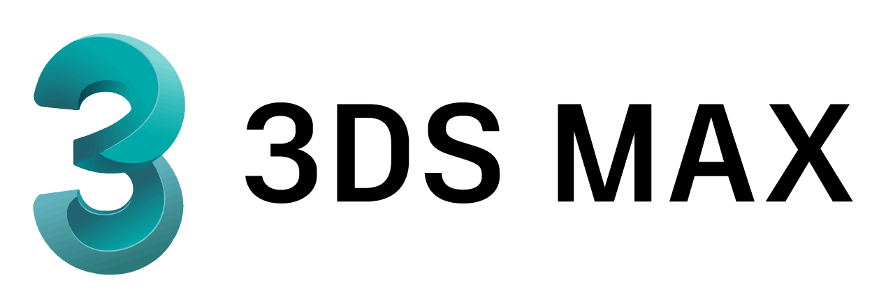 3ds Max logo on a transparent background