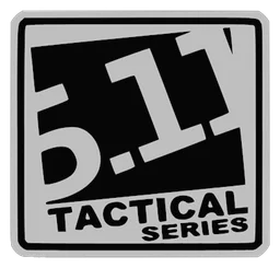 5 11 Tactical logo, monochrome icon version, on a transparent background