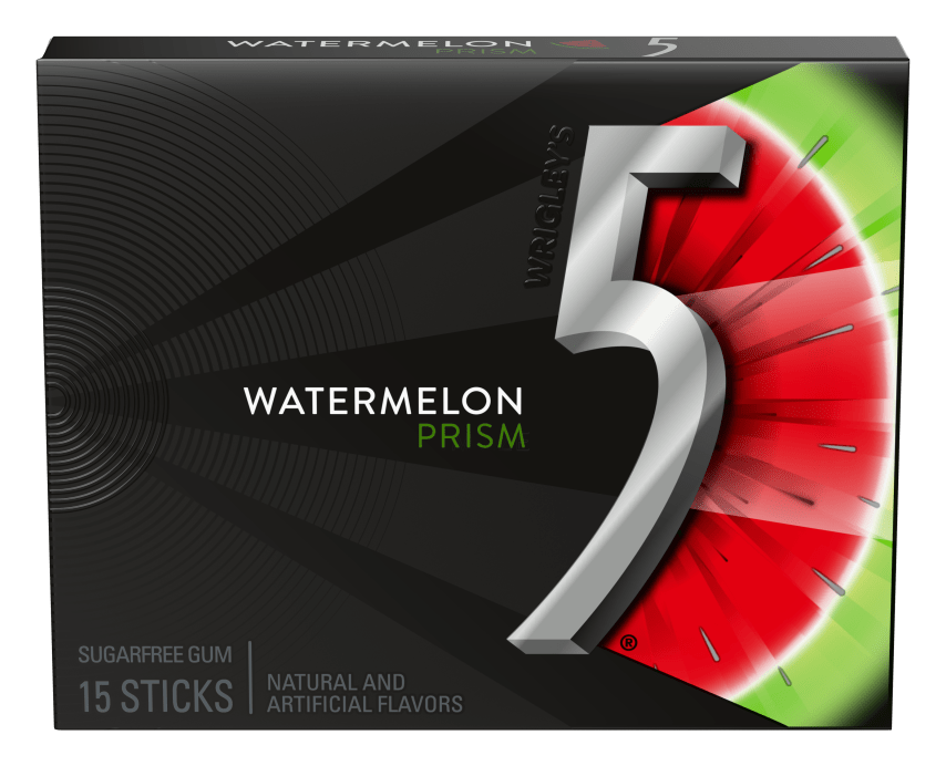 5 Gum logo on a transparent background