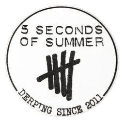 5sos logo, white icon version, on a transparent background