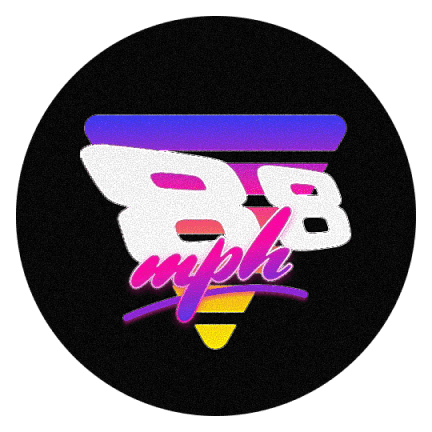 88mph logo on a transparent background