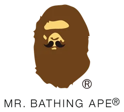 A Bathing Ape Logo, Variante Icon, auf transparentem Hintergrund