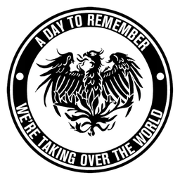 A Day to Remember のロゴ、ブラック アイコンバージョン（背景透過）