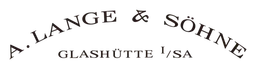 A Lange and Sohne logo, black wordmark version, on a transparent background
