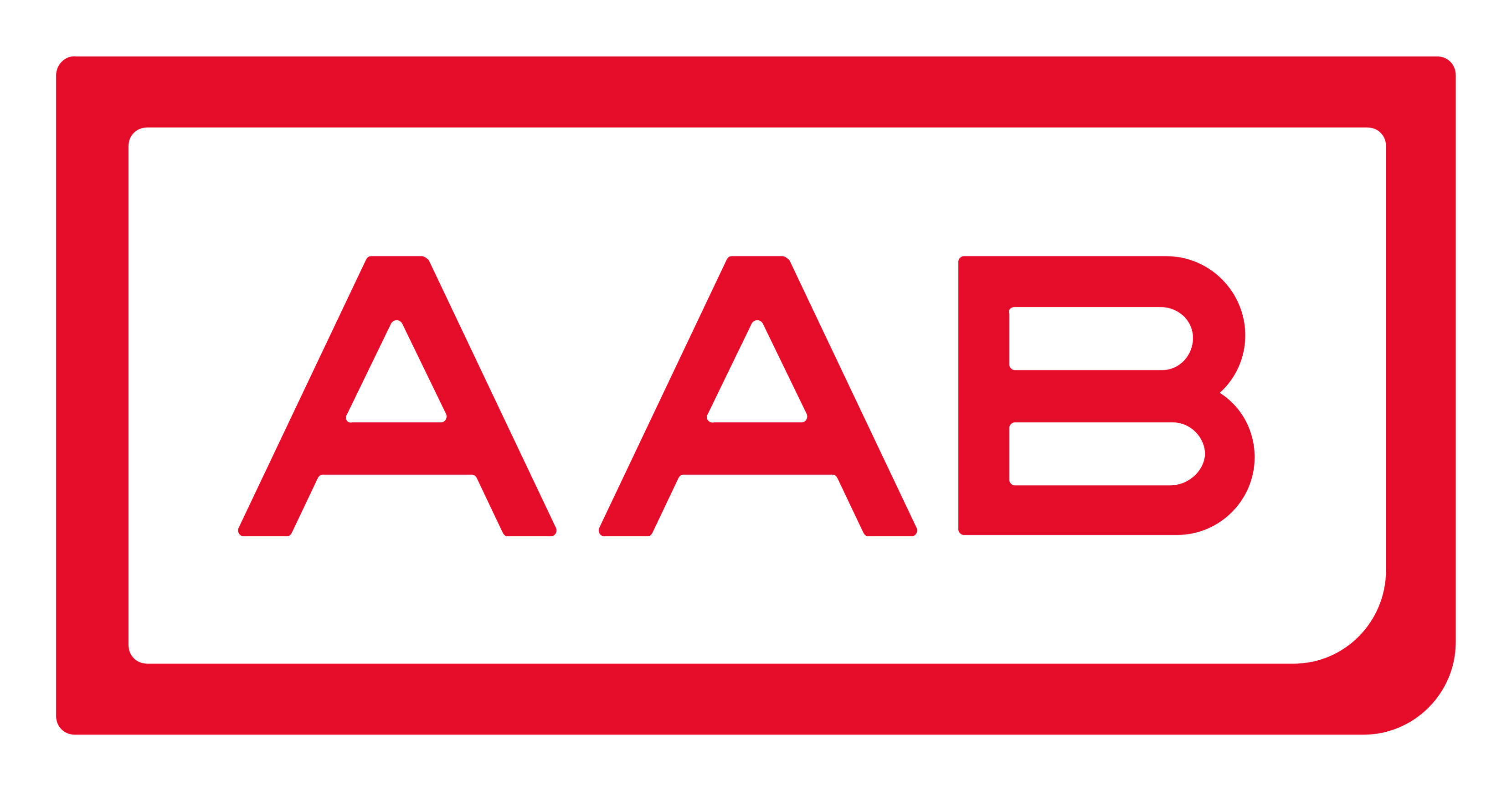 Aab logo on a transparent background
