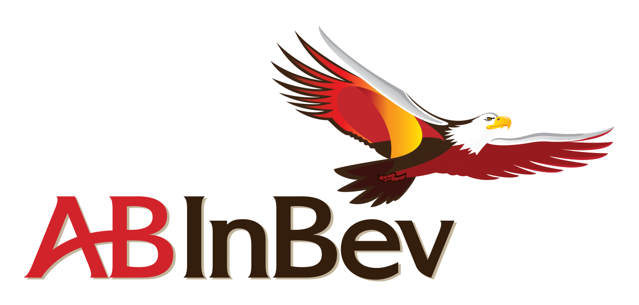 Ab Inbev logo on a transparent background