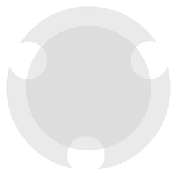 Abbc Coin logo, white icon version, on a transparent background