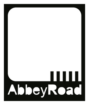 Abbey Road Studios logo, monochrome icon version, on a transparent background