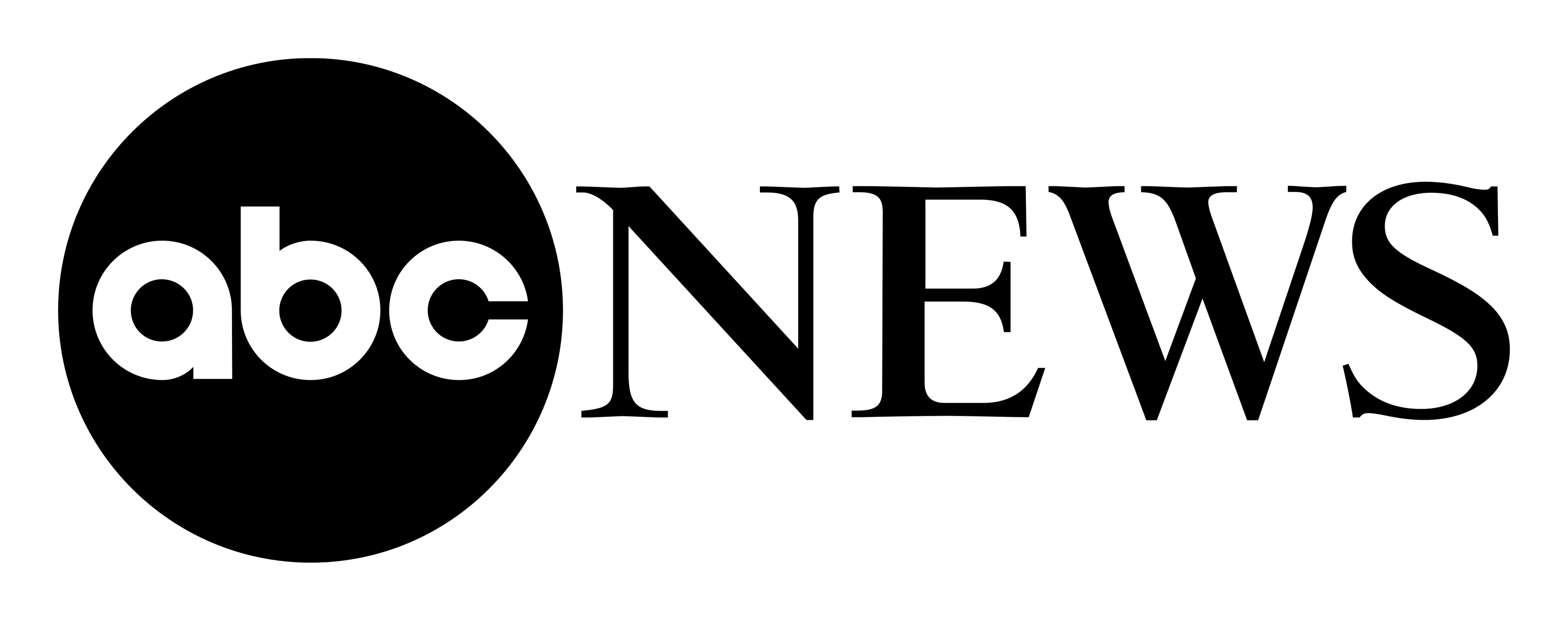 ABC News のロゴ（背景透過）