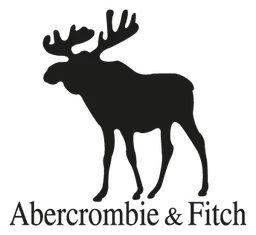Abercrombie and Fitch logo, black icon version, on a transparent background