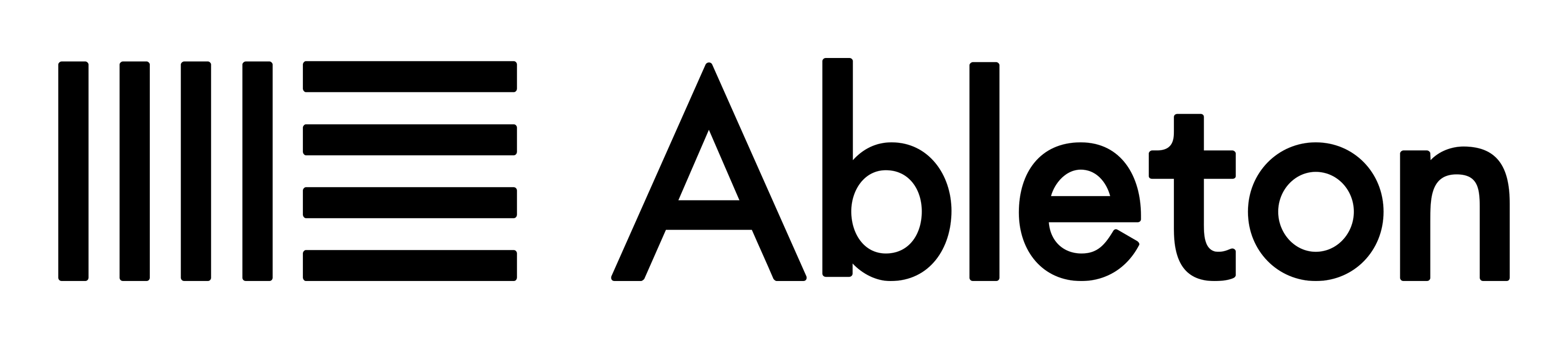 Ableton logo on a transparent background
