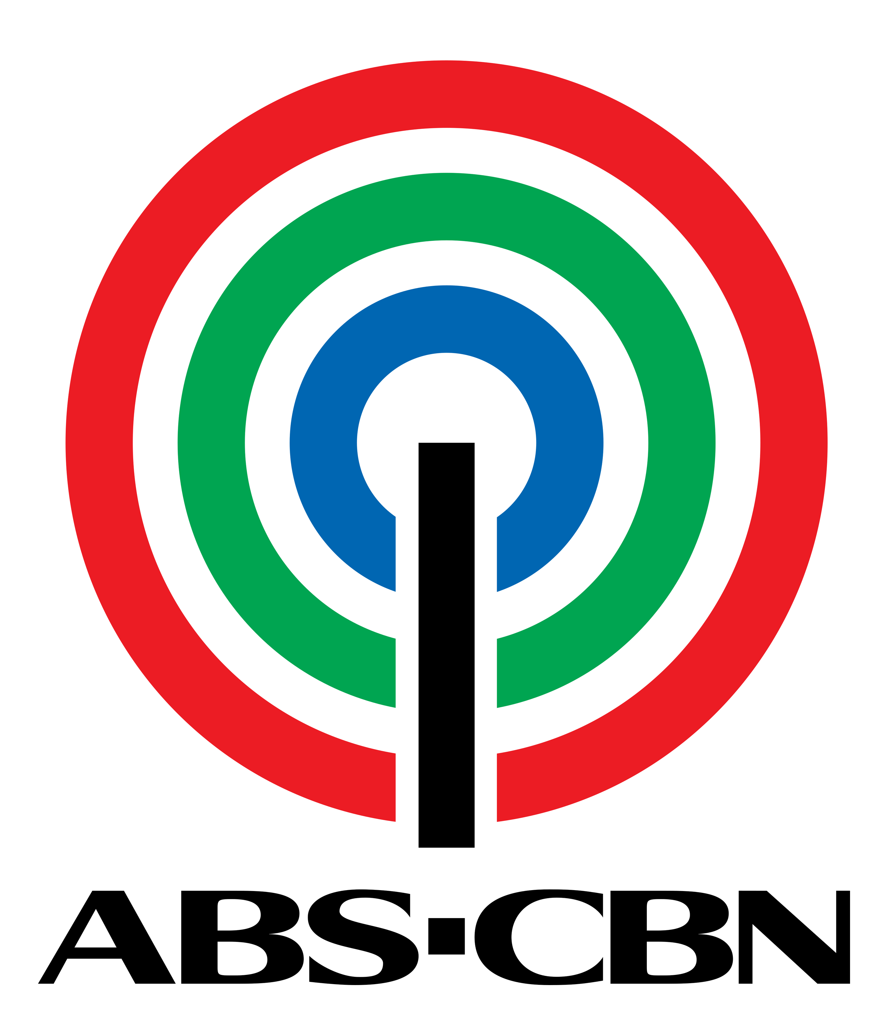 Abs CBN logo on a transparent background