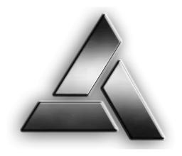 Abstergo logo, monochrome icon version, on a transparent background