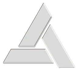 Abstergo logo, white icon version, on a transparent background
