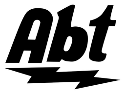 Abt logo, black version, on a transparent background