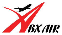 Abx Air Logo, Variante horizontal, auf transparentem Hintergrund