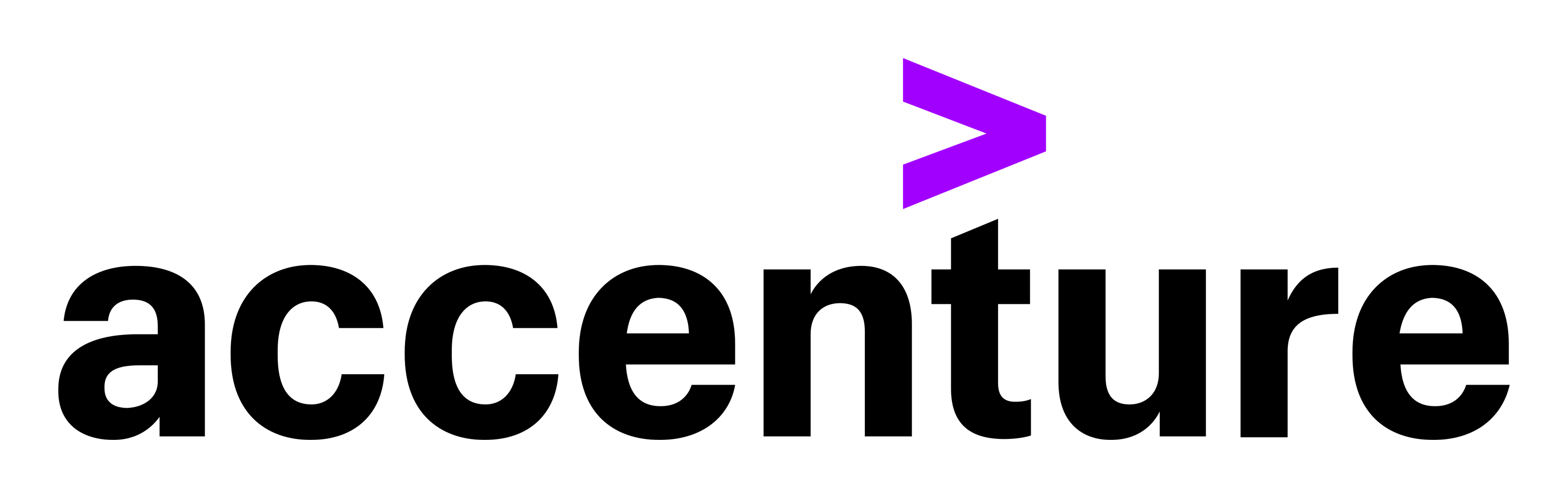 Accenture logo on a transparent background