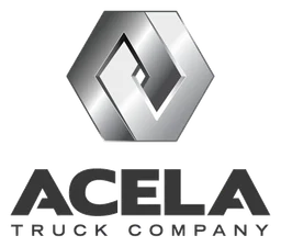 Acela logo, monochrome icon version, on a transparent background