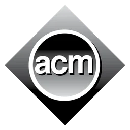 Acm logo, monochrome icon version, on a transparent background