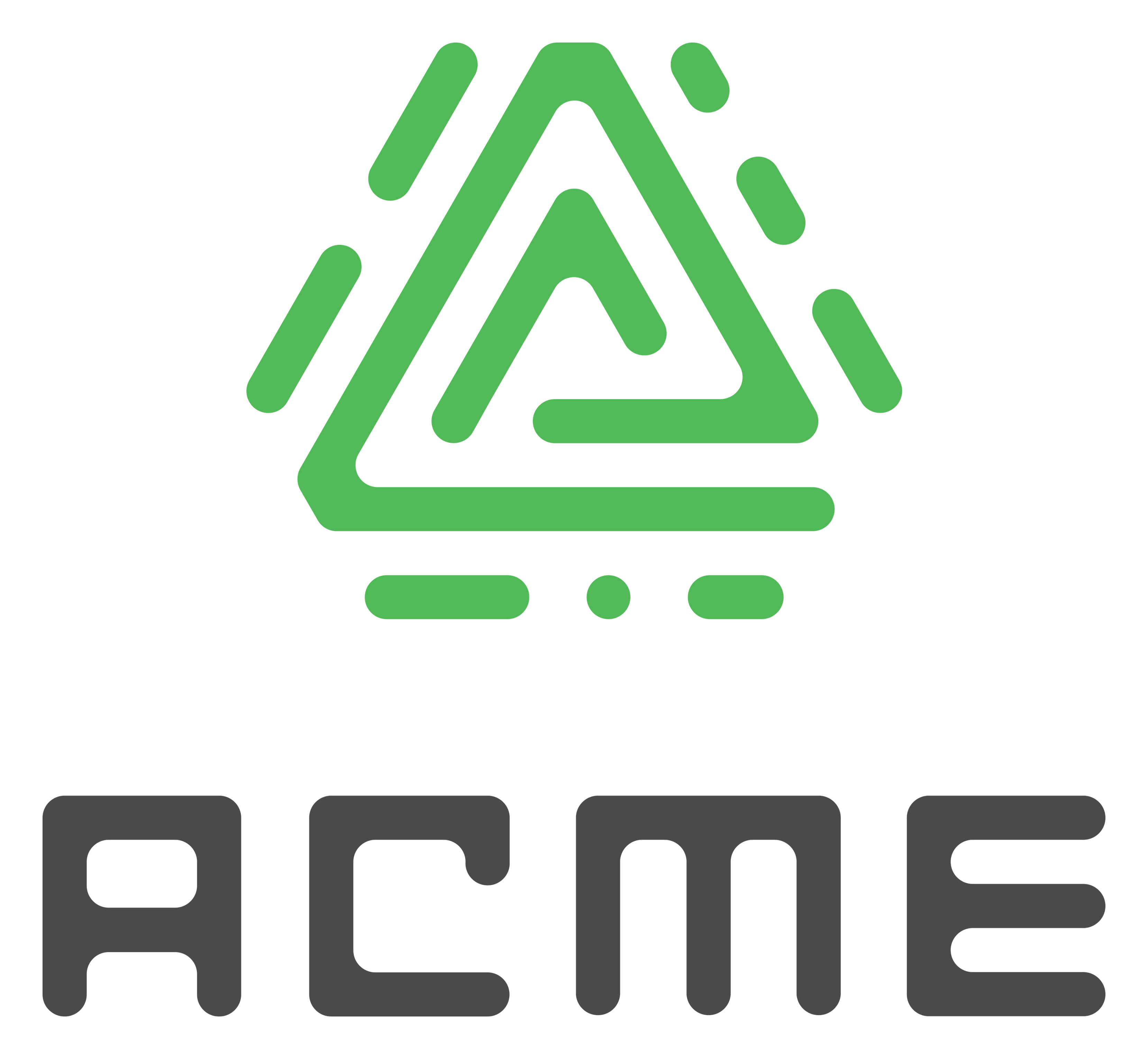 Acme logo on a transparent background