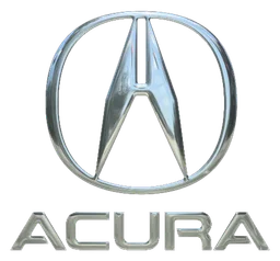 Acura logo, monochrome icon version, on a transparent background