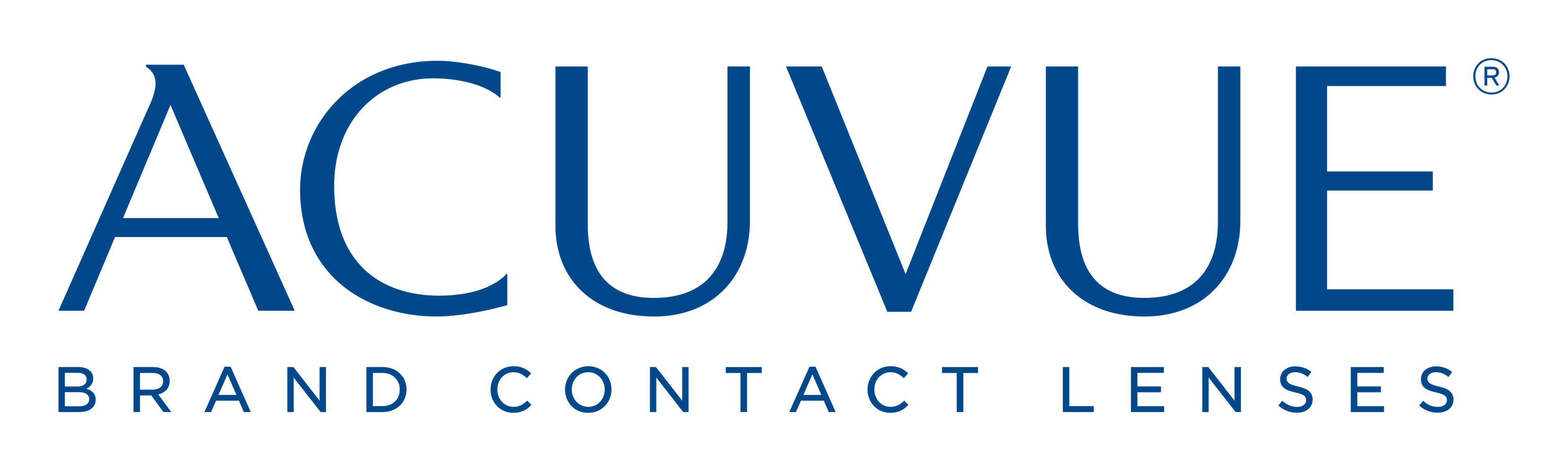 Acuvue logo on a transparent background