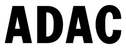 Adac logo, black wordmark version, on a transparent background