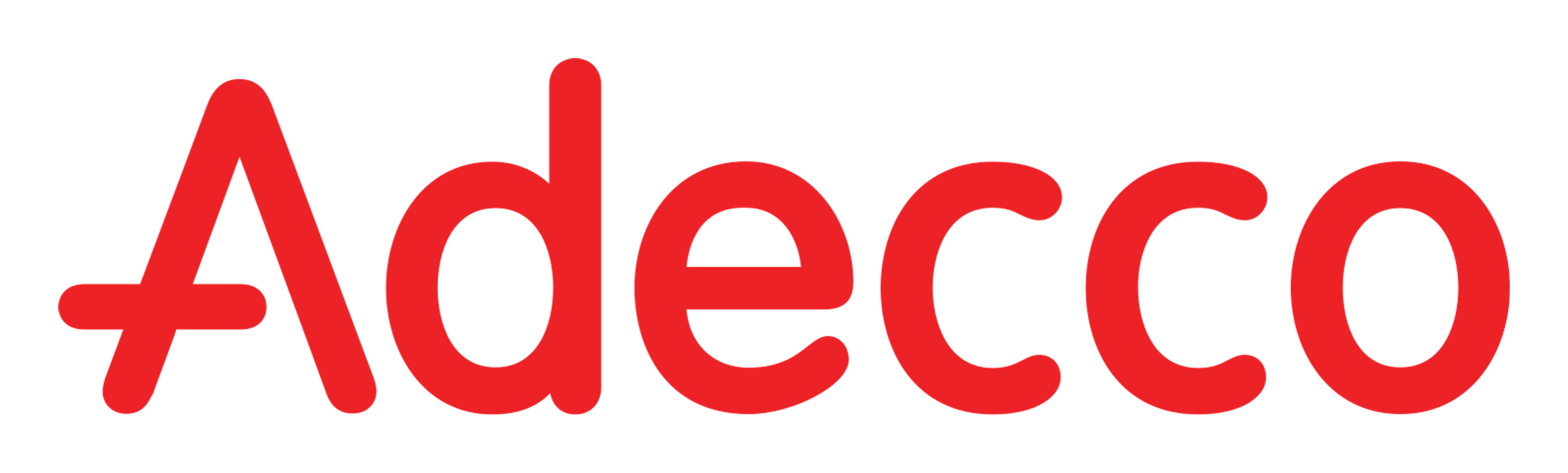 Adecco logo on a transparent background