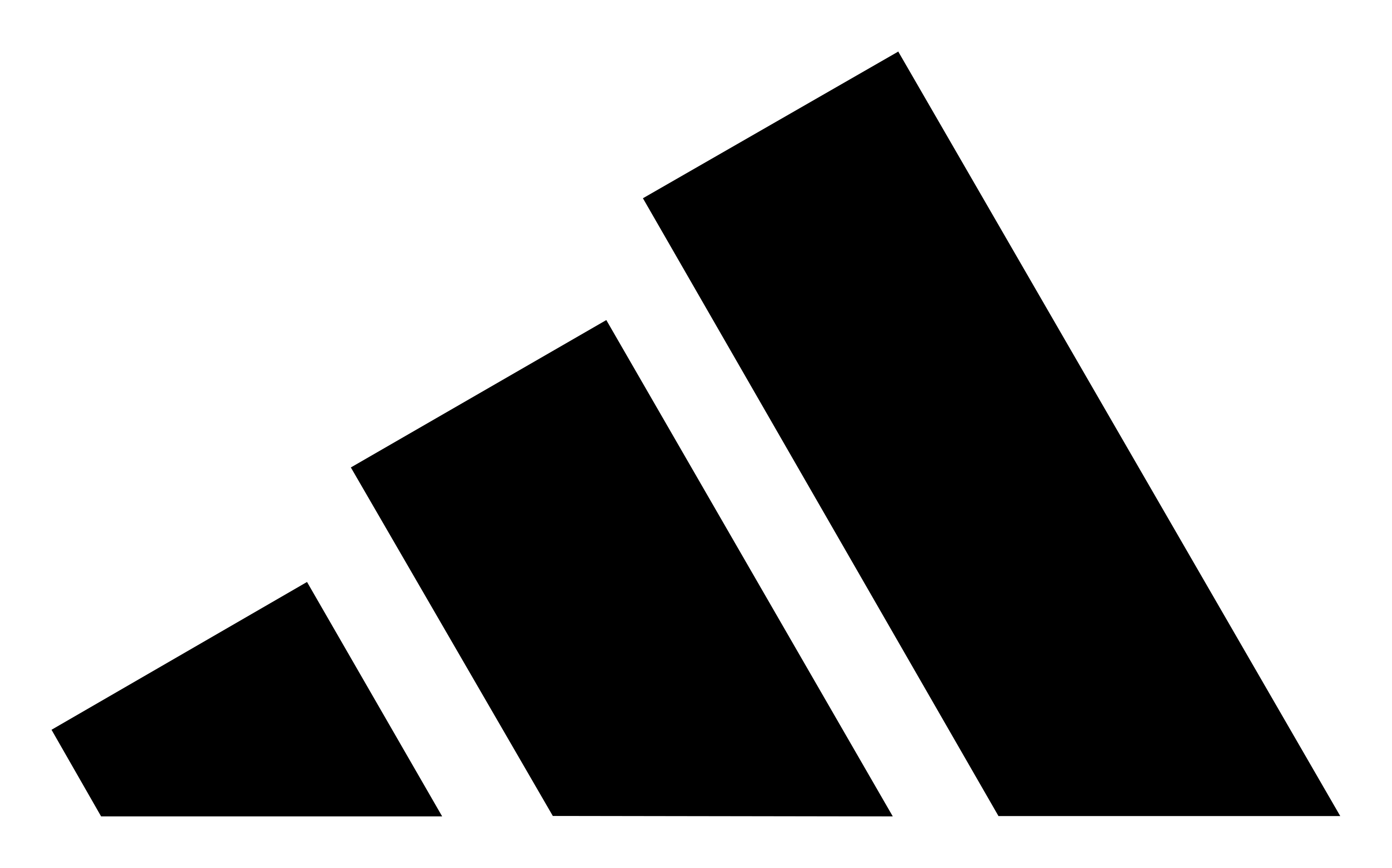 Adidas logo on a transparent background