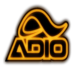 Adio logo, icon version, on a transparent background