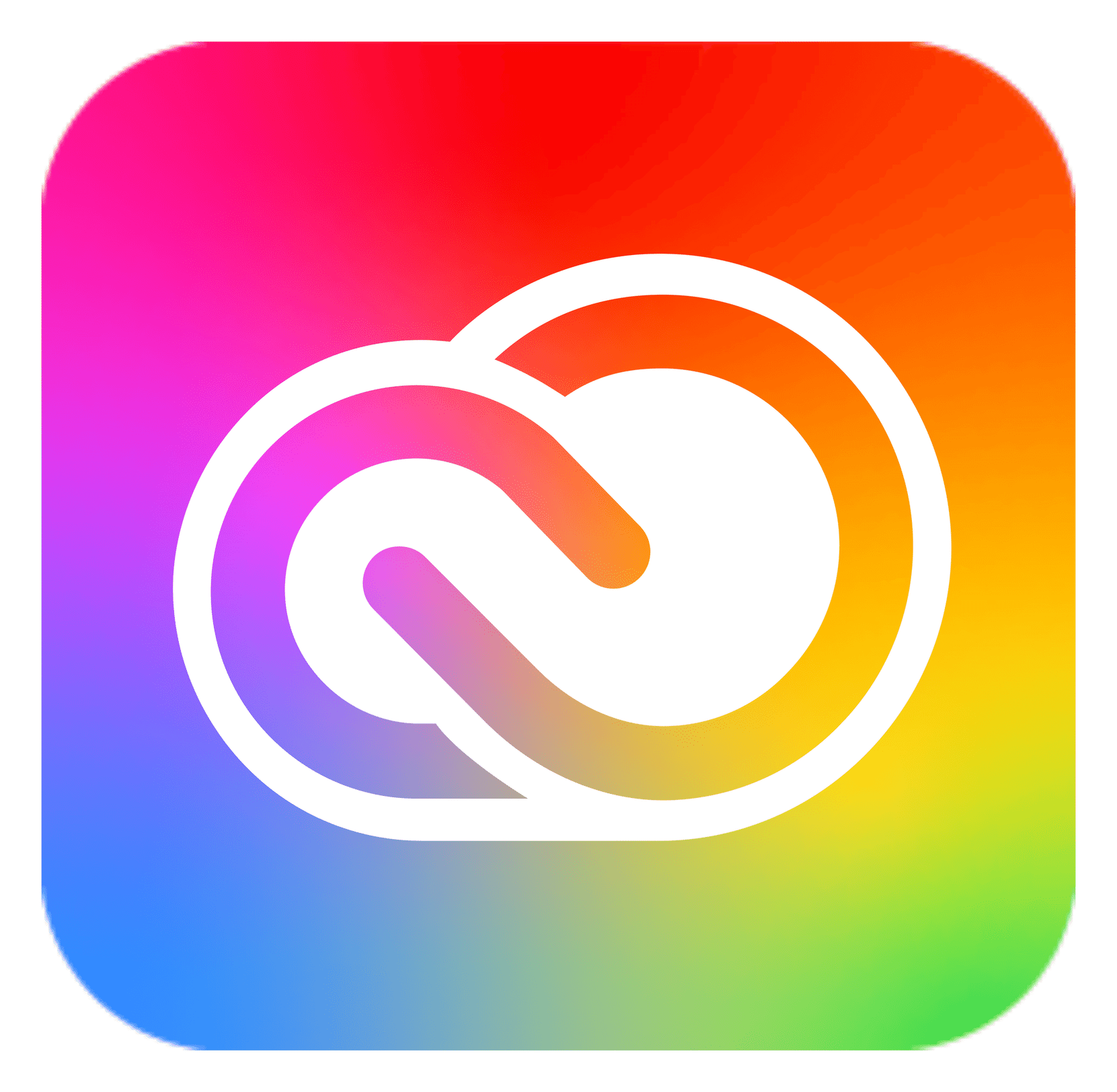 Adobe Creative Cloud Logo auf transparentem Hintergrund