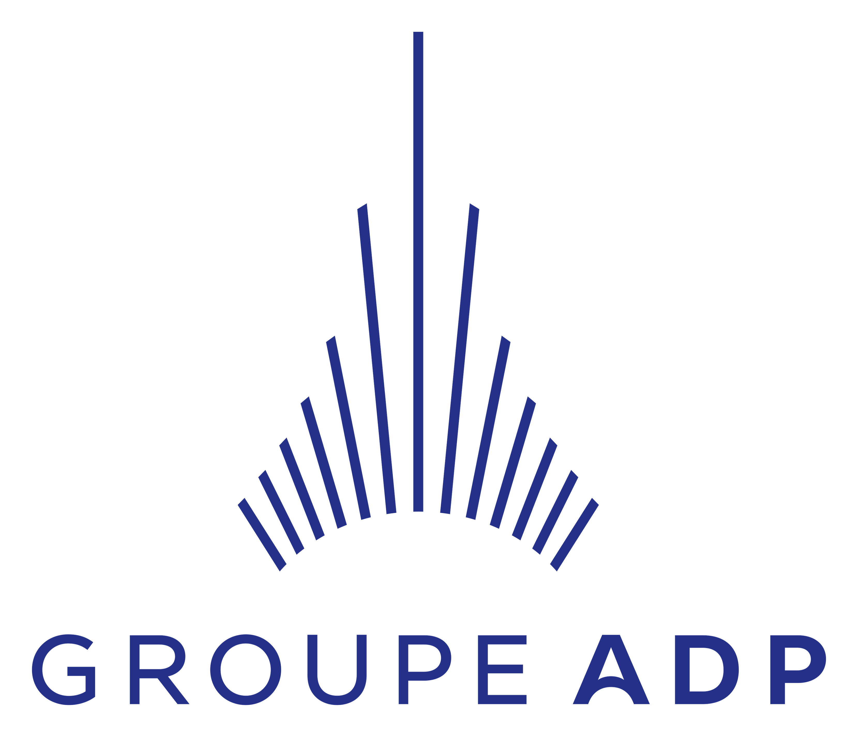 Adp logo on a transparent background
