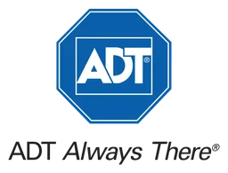 Adt logo, horizontal version, on a transparent background
