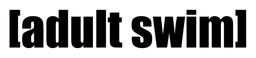 Adult Swim logo, black wordmark version, on a transparent background