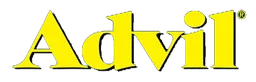 Advil Logo, Variante Wortmarke, auf transparentem Hintergrund