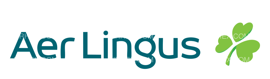 Aer Lungus logo on a transparent background