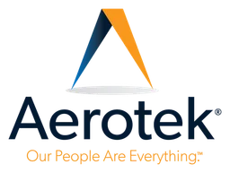 Aerotek logo, horizontal version, on a transparent background