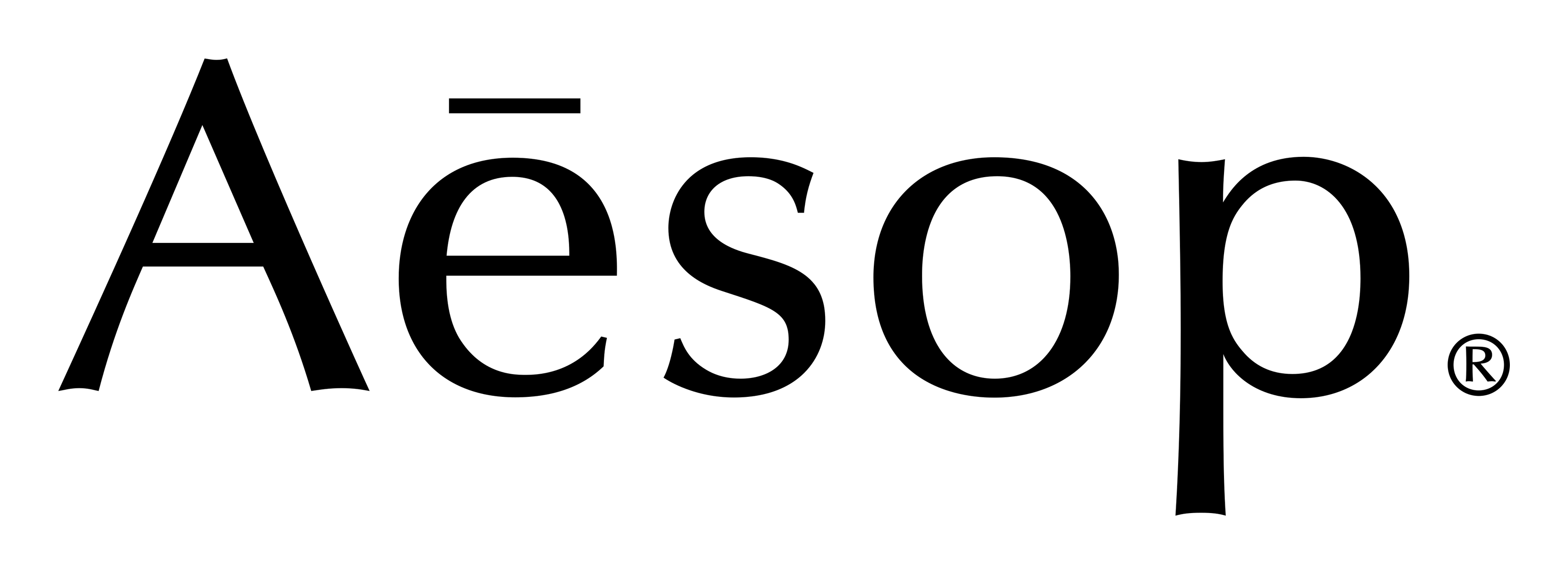 Aesop logo on a transparent background