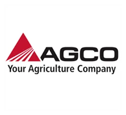 Agco logo, white icon version, on a transparent background