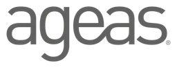 Ageas logo, monochrome wordmark version, on a transparent background