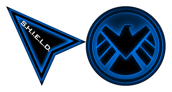 Agents of Shield logo on a transparent background